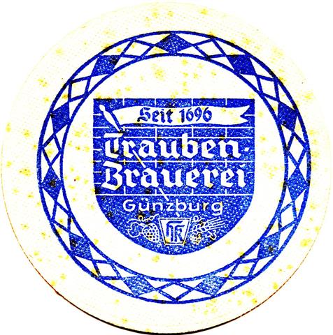 gnzburg gz-by trauben rund 1a (215-trauben brauerei-blau)